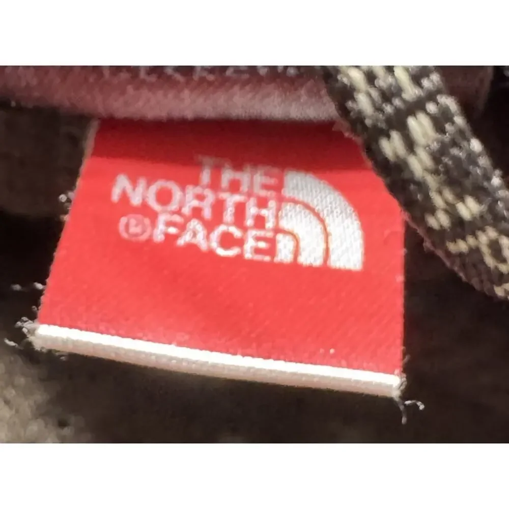 North Face Jacket Mens Large Windfall Fleece Full Zip Brown High Collar Pockets